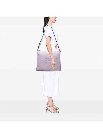 Fendi Calfskin Roma Flat Messenger Bag (view 2)