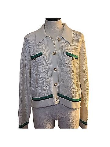 Marled Cropped Cardigan Cardigan (view 1)