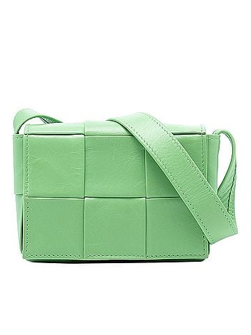 Bottega Veneta Candy Nappa Intrecciato Cassette Crossbody (view 1)