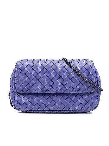 Bottega Veneta Mini Nappa Intrecciato Expandable Chain Flap Crossbody (view 1)