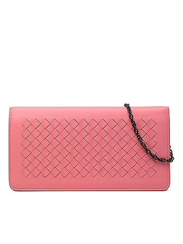 Bottega Veneta Nappa Intrecciato Continental Wallet on Chain (view 1)