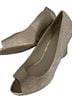 Simply Pelle Gold Wedges Size 8 - photo 1