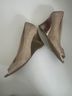 Simply Pelle Gold Wedges Size 8 - photo 3