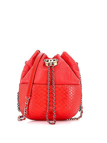 Chanel Gabrielle Drawstring Bag Calfskin and Python Small (view 1)