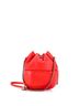 Chanel 100% Leather Red Gabrielle Drawstring Bag Calfskin and Python Small One size - photo 4