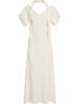 Rosetta Getty Solid Ivory Cocktail Dress Size 12 - photo 2