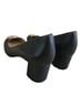 Tory Burch 100% Leather Black Heels Size 8 - photo 2