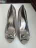 Bandolino Silver Heels Size 9 1/2 - photo 3