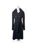 Rebecca Taylor 95% Wool 5% Polyamide 100% Modacrylic 100% Polyester Blue Black Coat Size 0 - photo 1