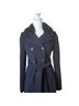Rebecca Taylor 95% Wool 5% Polyamide 100% Modacrylic 100% Polyester Blue Black Coat Size 0 - photo 3