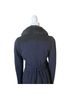 Rebecca Taylor 95% Wool 5% Polyamide 100% Modacrylic 100% Polyester Blue Black Coat Size 0 - photo 6