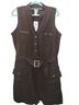 Cache Contour Collection Brown Jumpsuit Size L - photo 1