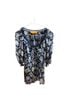 Cynthia Steffe 100% Silk Floral Blue White Blouse Size S - photo 1