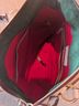 Dooney & Bourke Multi Color Ivory Tan Leather Satchel One size - photo 6