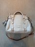 Dooney & Bourke Multi Color Ivory Tan Leather Satchel One size - photo 4