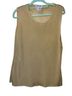 Escada 100% Rayon Tan Sleeveless Top Size XL - photo 1