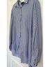 Hatch 100% Cotton Stripes Blue White Button-Down Shirt Size 2 - photo 5