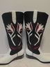 Matisse 100% Leather Floral Black White Red Boots Size 8 - photo 4
