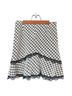 Lux Houndstooth Black White Casual Skirt Size M - photo 1