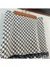 Lux Houndstooth Black White Casual Skirt Size M - photo 6