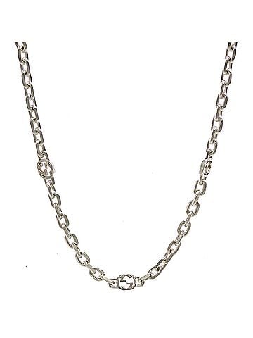 Gucci Gucci Interlocking G Chain Necklace for Women and Men, 759703 J8400 8106, Sterling Silver 925 (view 1)