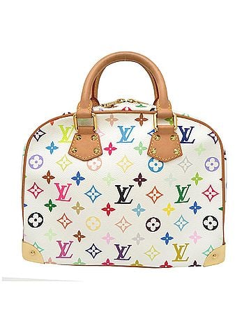 Louis Vuitton Louis Vuitton Trouville Women's Handbag M92663 (Discontinued) Monogram Multicolor Blanc (White) (view 2)