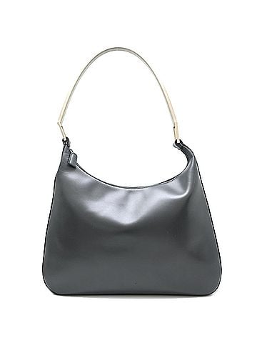 Prada Prada One-Shoulder Women's Shoulder Bag B8430 Leather Gray (view 1)