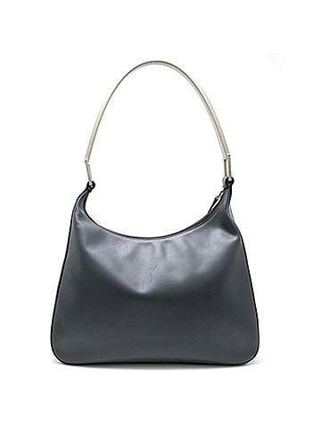 Prada Prada One-Shoulder Women's Shoulder Bag B8430 Leather Gray (view 2)
