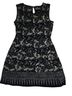 Max Studio Floral Black White Casual Dress Size 16 - photo 2