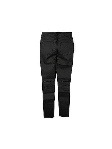 Saint Laurent Women's Black Cotton Skinny Stretch Pants (Size: 28) (view 2)