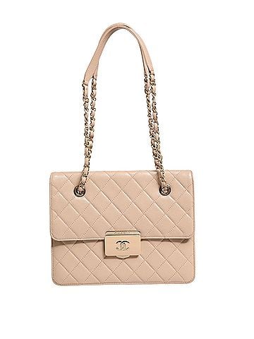Chanel Quilted Leather Beauty Lock Flap Women's Bag (view 1)