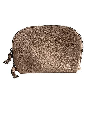 Leatherology large clamshell makeup bag Leather Clutch (view 1)