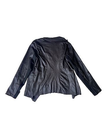 Peck & Peck Faux Leather Jacket (view 2)