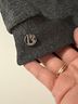 Buffbunny Collection Gray Short Sleeve Blouse Size S - photo 6