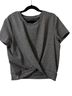 Buffbunny Collection Gray Short Sleeve Blouse Size S - photo 1