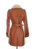 Coach 100% Leather 52% Polyester 48% Cupro 100% Cotton 100% Shearling Brown Coat Size 8 - photo 2