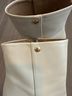 Tory Burch 100% Leather White Ivory Tan Ankle Boots Size 9 - photo 7