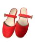 Stuart Weitzman Red Mule/Clog Size 6 - photo 1