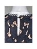 Aqua 100% Polyester 94% Polyester 6% Spandex Floral Black Short Sleeve Blouse Size M - photo 7