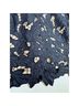 Aqua 100% Polyester 94% Polyester 6% Spandex Floral Black Short Sleeve Blouse Size M - photo 14