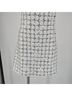 Jonathan Simkhai Print White Silver Cocktail Dress Size 8 - photo 9