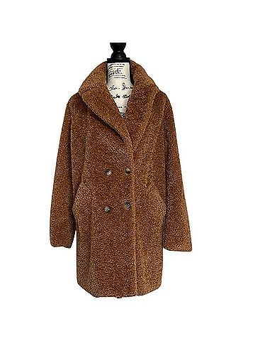 Wish Cozy Brown Teddy Jacket Jacket (view 1)