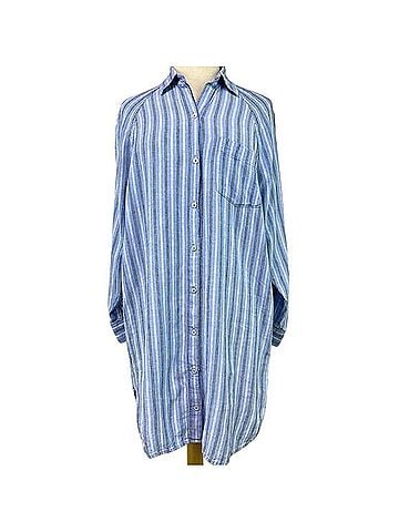 Wilfred Free Boyfriend Linen Shirt Casual Dress (view 1)