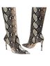 Stuart Weitzman 100% Leather Snake Print Multi Color Heels Size 7 - photo 6