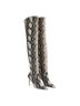 Stuart Weitzman 100% Leather Snake Print Multi Color Heels Size 7 - photo 5