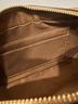Coach 100% Coated Canvas 100% Leather Solid Brown Gold Tan Leather Wristlet One size - photo 5