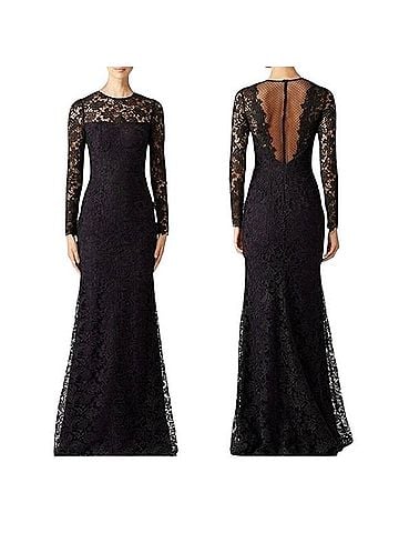 Monique Lhuillier Tower Gown Cocktail Dress (view 1)
