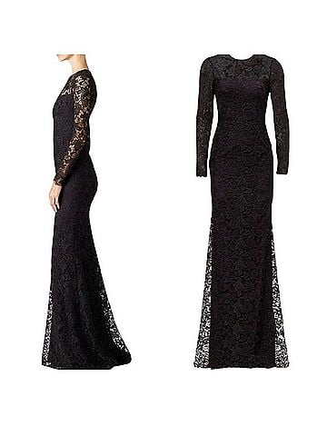 Monique Lhuillier Tower Gown Cocktail Dress (view 2)
