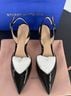 Stuart Weitzman 100% Patent Leather Black Heels Size 6 1/2 - photo 3
