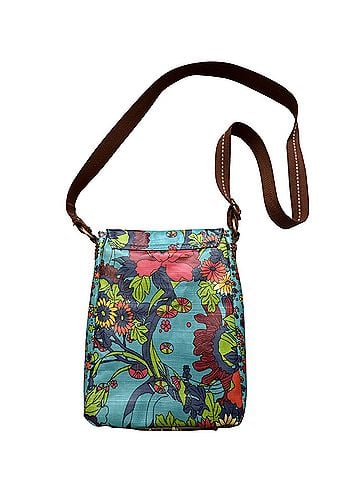 Sakroots Artist Circle Flap Messenger Leather Crossbody Bag (view 2)